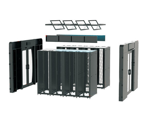  Dual row micro module (cold channel)_Micro Module Data Center_Yingchuang Energy (Shenzhen) Co., Ltd.